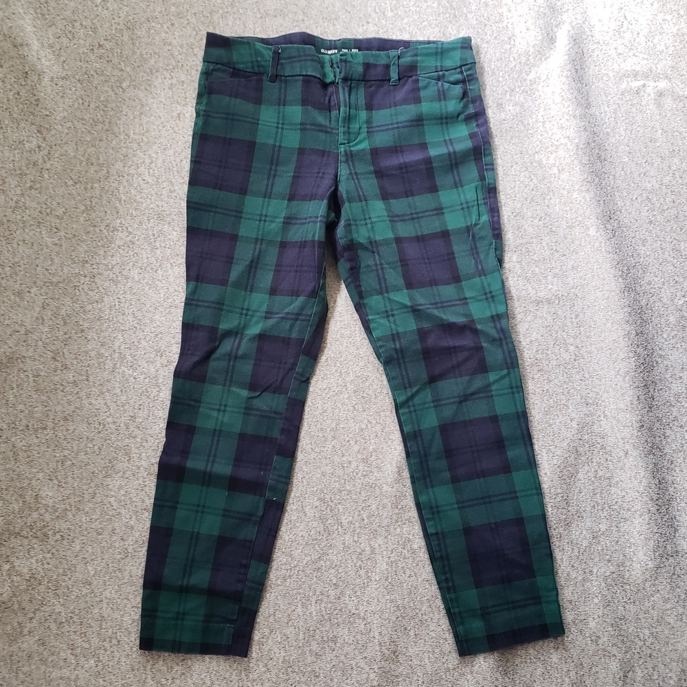 Old Navy Plaid Pixie Ankle Pants